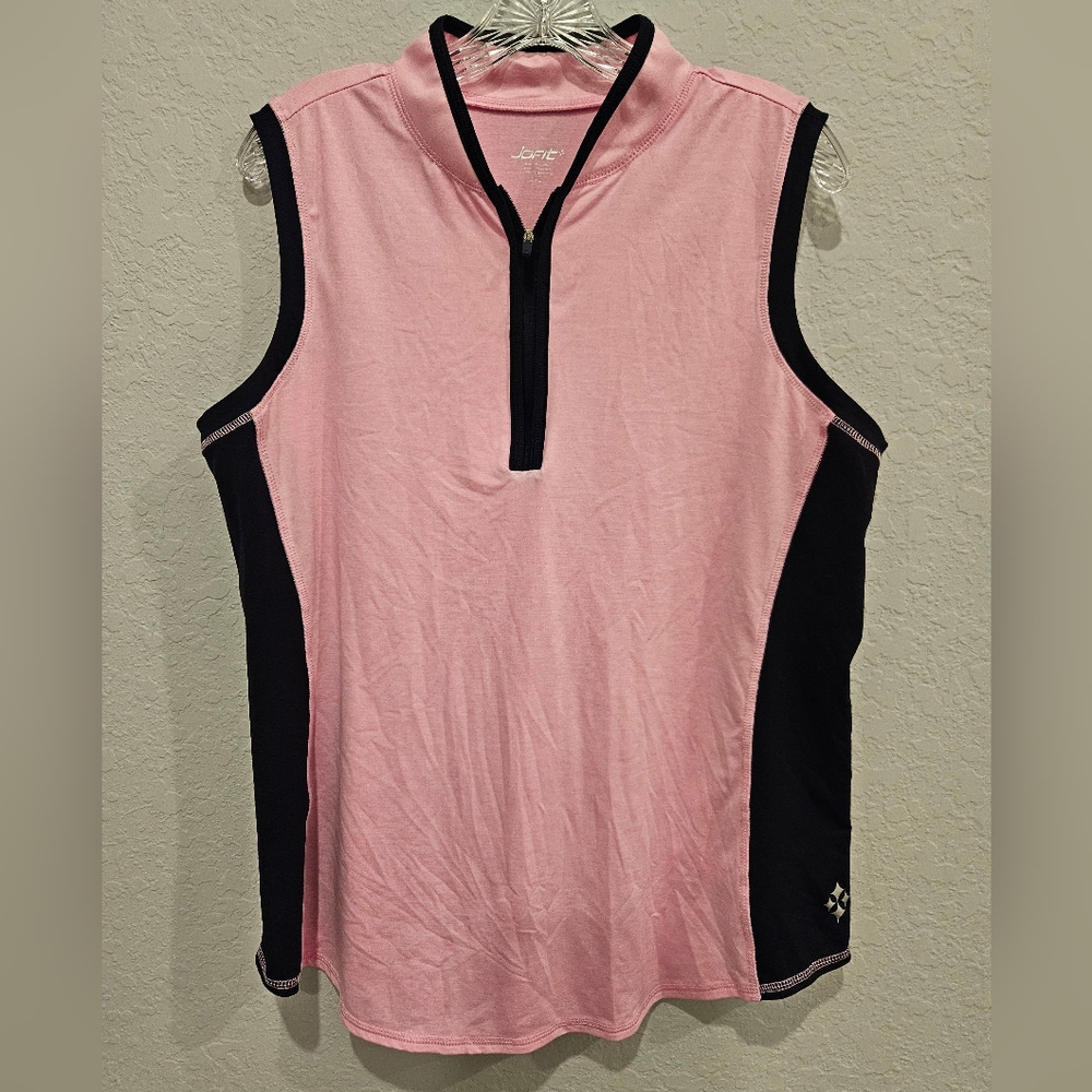 WOMEN'S JOFIT POLO, SIZE: XXL, COLOR: PINK/NAVY